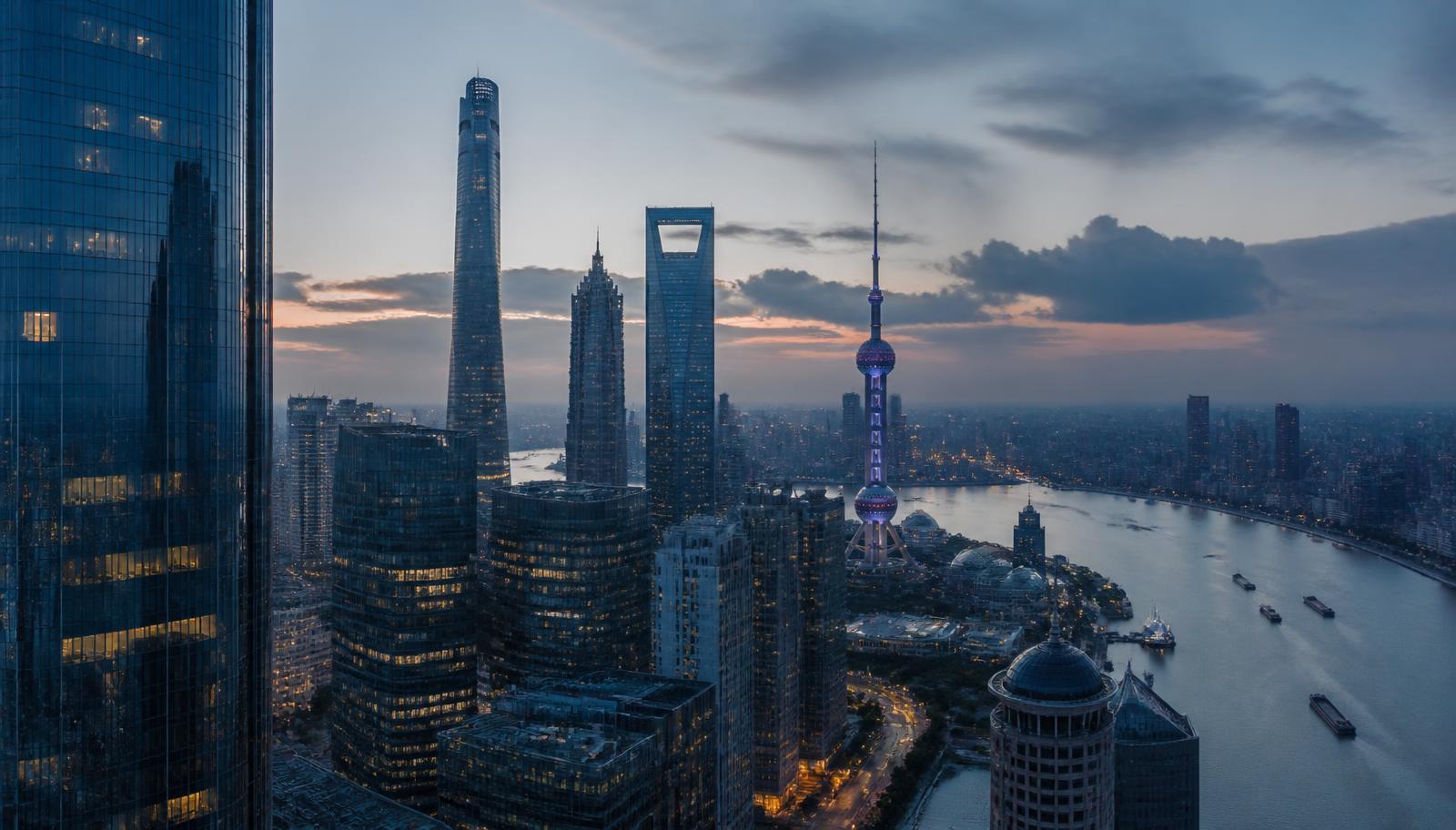 Asia Pacific financial skyline