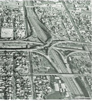 Pomona-Long Beach Freeway Interchange, State of California
